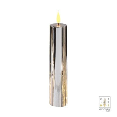 CANDELA LED H.29 - COL.ARGENTO