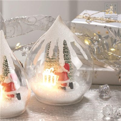 AMPOLLA LED SANTA CLAUS H.16