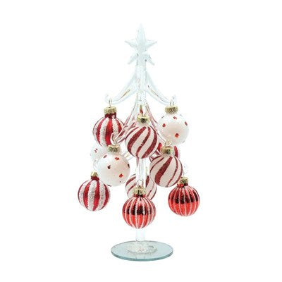 ALBERO IN VETRO CON PALLE H.21