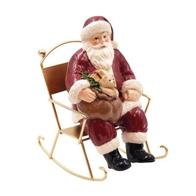 BABBO NATALE IN RESINA H.15,5