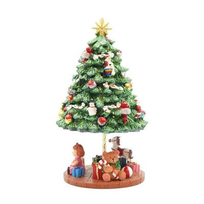 CARILLON A MOLLA ALBERO IN RESINA H.21