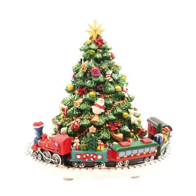CARILLON A MOLLA ALBERO IN RESINA H.15