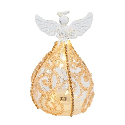 ANGELO LED IN VETRO H.11 COL.ORO
