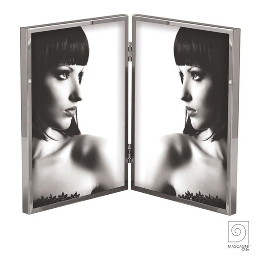 CORNICE DOPPIA 13X18 - COL.ARGENTO