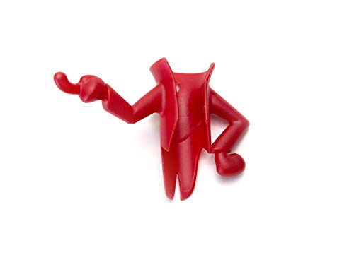 Monkey Business Mr. Brooman Accessorio Scopa, Plastica, Rosso
