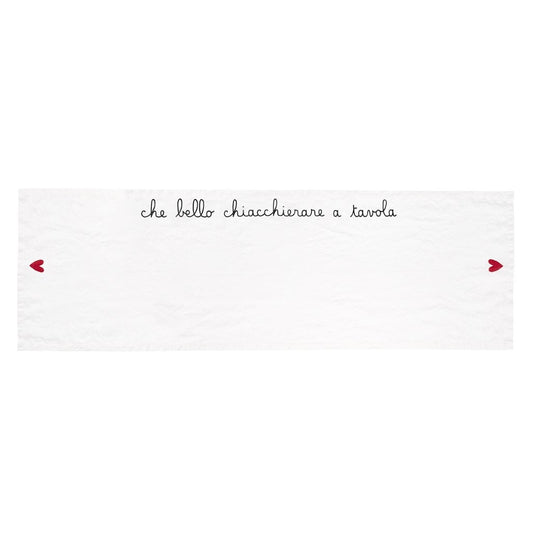 RUNNER 50X160 CHE BELLO CHIACCHIERARE A TAVOLA