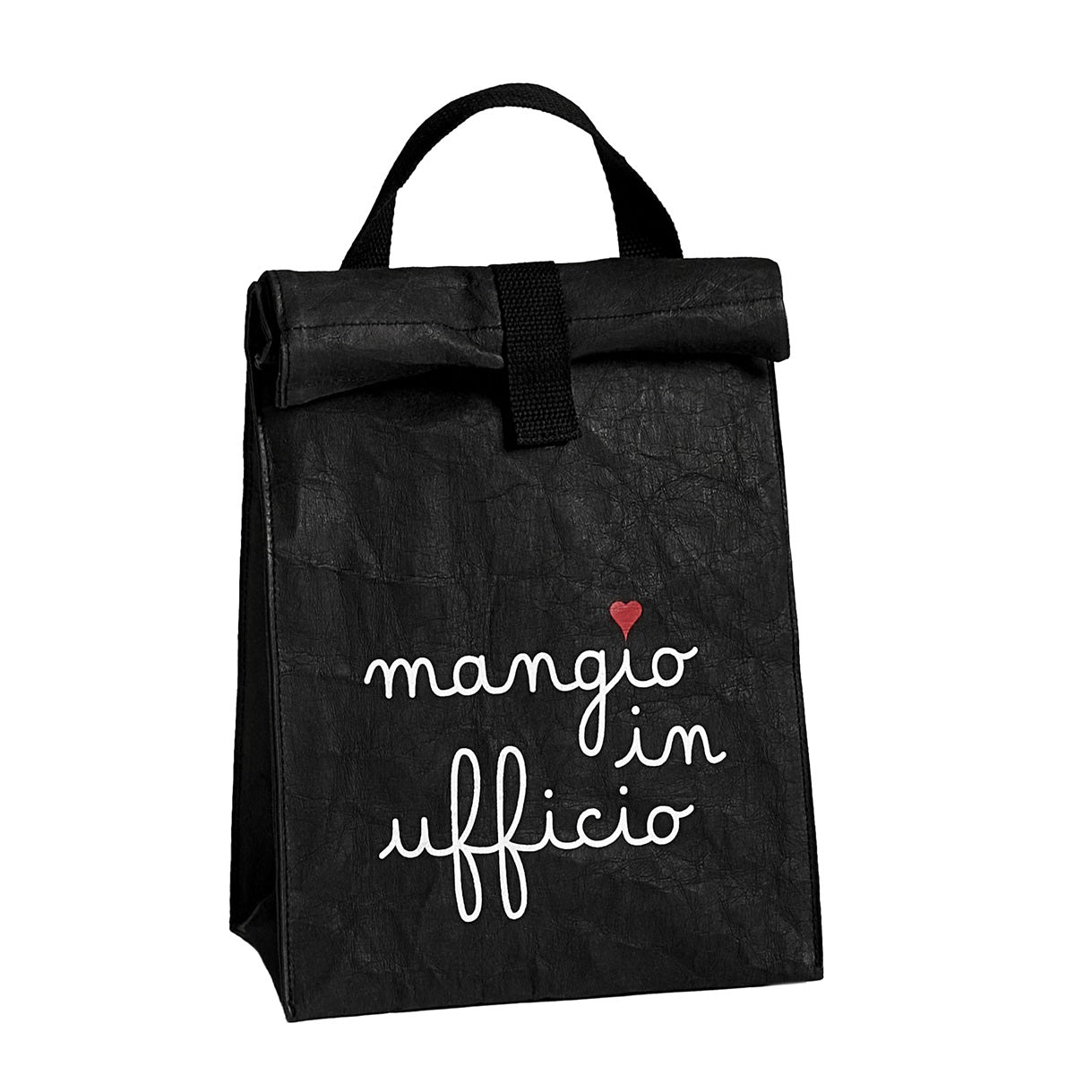 PORTA PRANZO MANGIO IN UFFICIO NERO