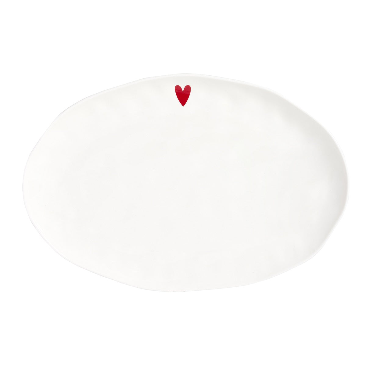 PIATTO OVALE CUORE 36.6X24.5CM