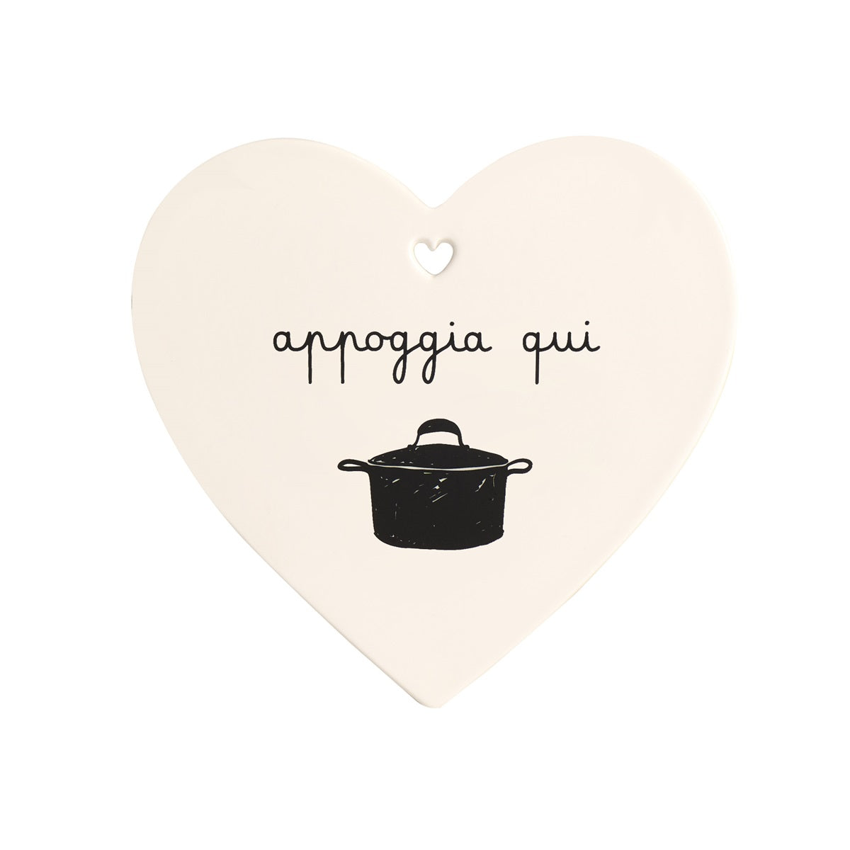 SOTTOPENTOLA CUORE APPOGGIA QUI 21X20CM