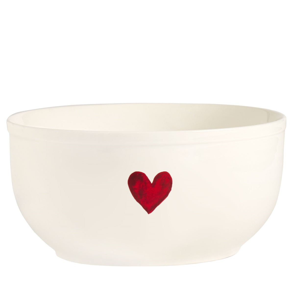 INSALATIERA CUORE ROSSO d25cmx12.5cm