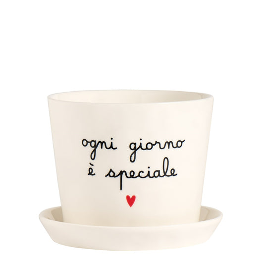 VASO D15X12CM OGNI GIORNO E' SPECIALE