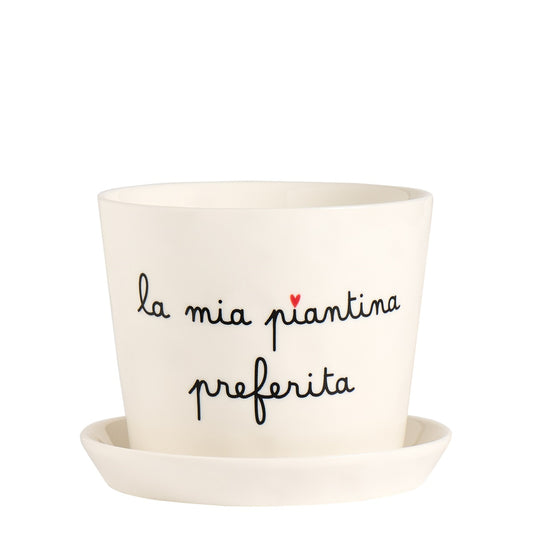 VASO D15X12CM LA MIA PIANTINA PREFERITA