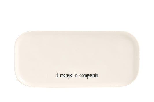 PIATTO 31.8x15CM SI MANGIA IN COMPAGNIA