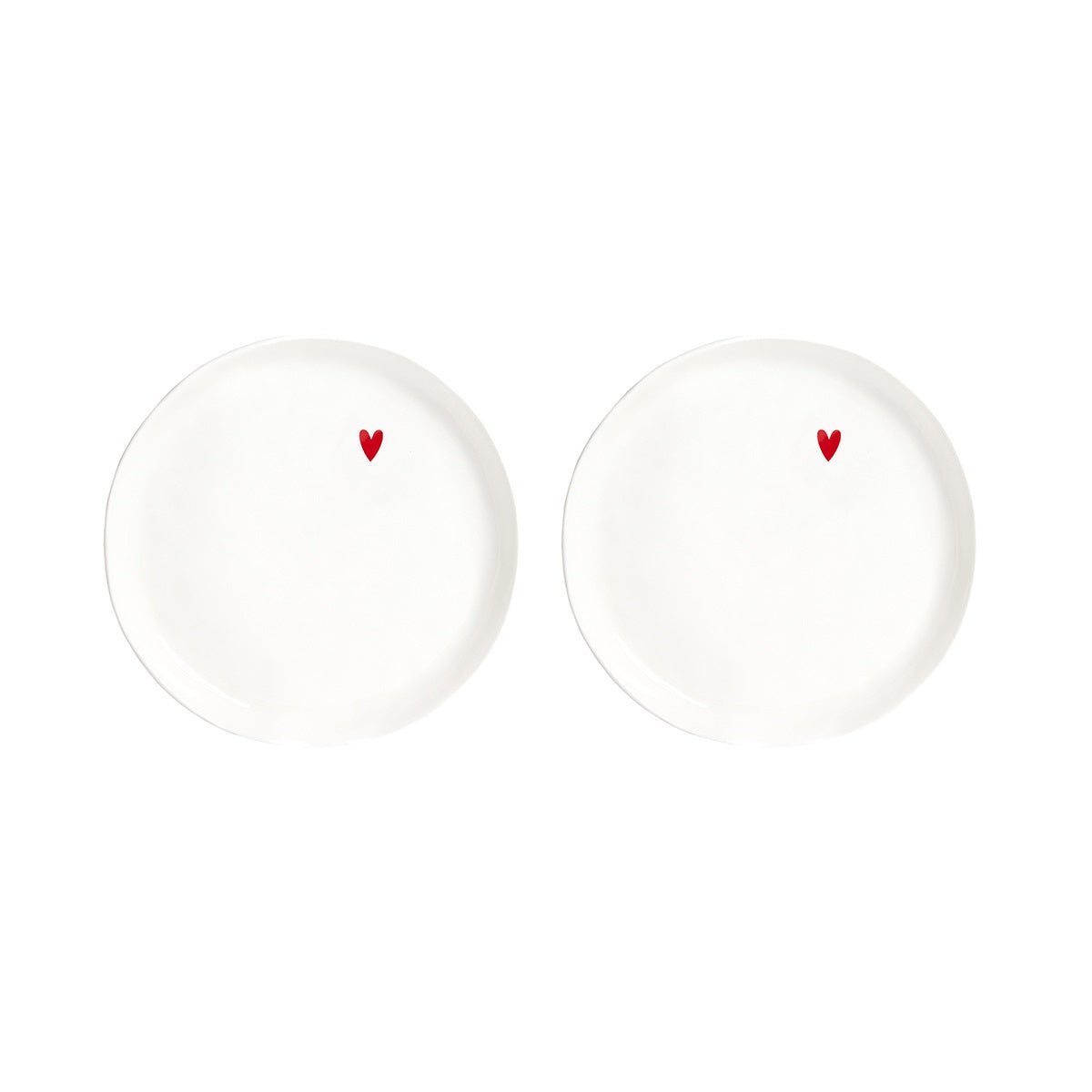 SET 2 PIATTI DESSERT CUORE