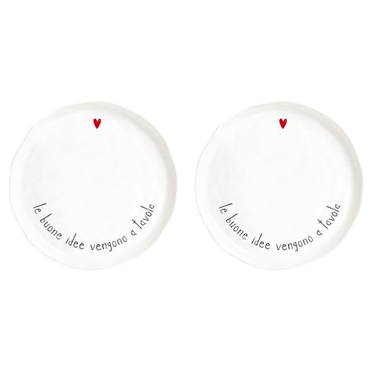 SET 2 PIATTI PIANI LE BUONE IDEE