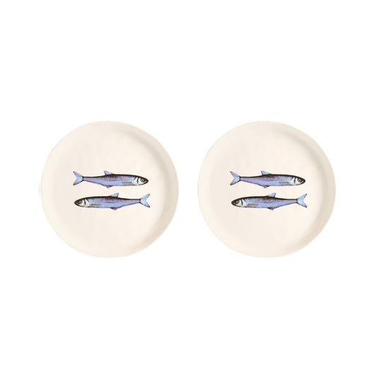 SET 2 PIATTI FRUTTA SARDINE