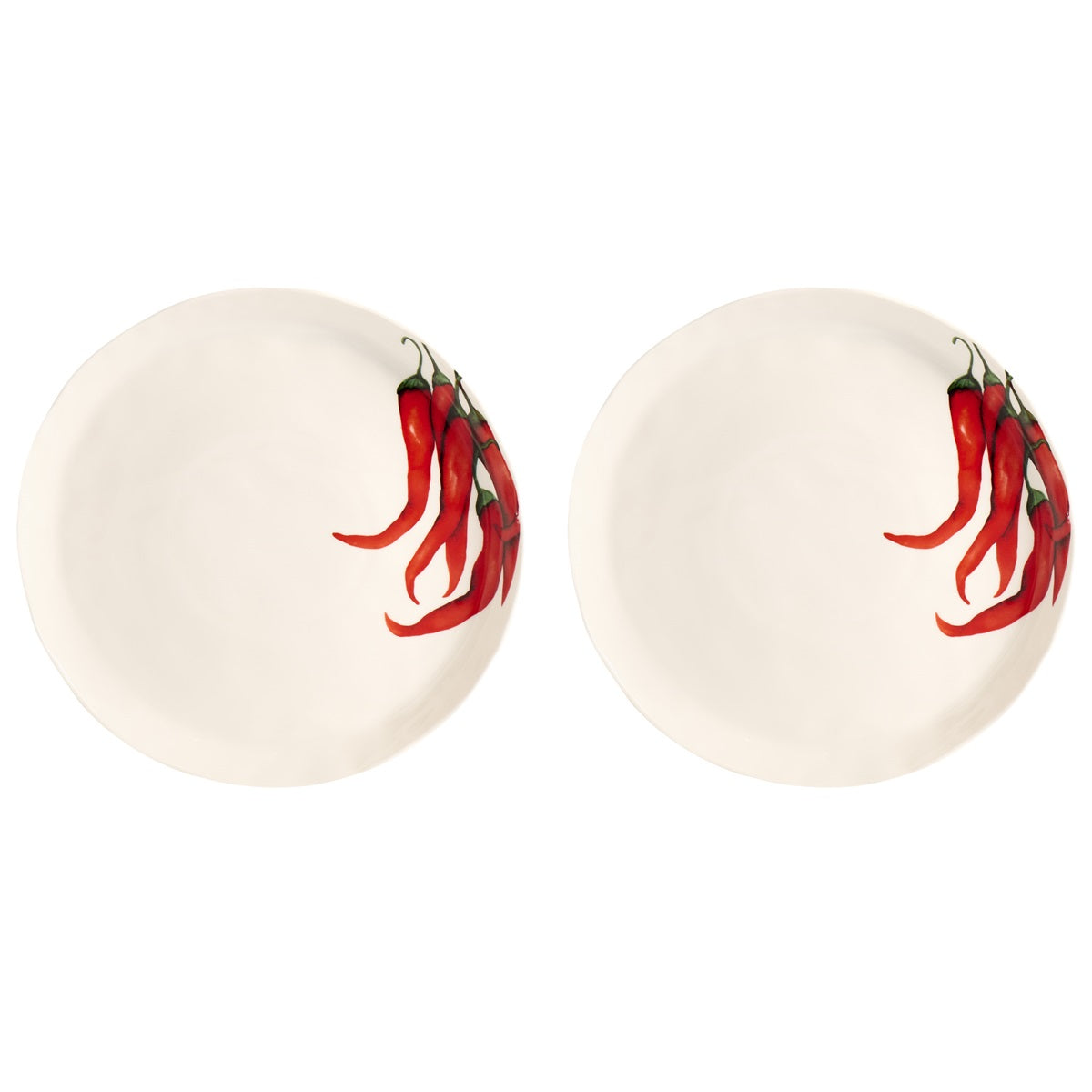 SET 2 PIATTI PIANI PEPERONCINO