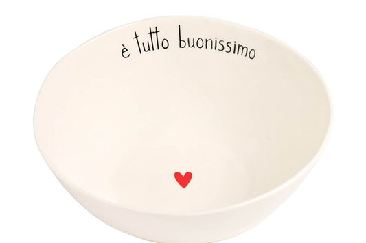 INSALATIERA D.20X7.8CM E' TUTTO BUONISSIMO