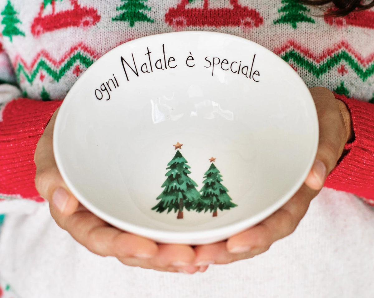 SET 2 COPPETTE D15.5X6.3 OGNI NATALE E' SPECIALE