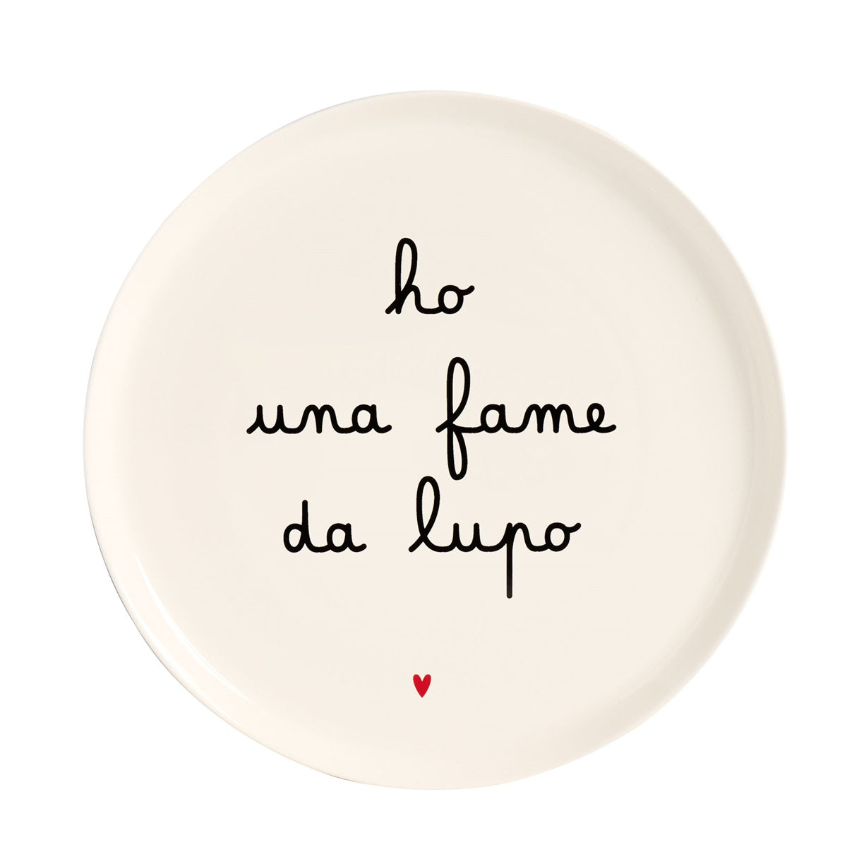 PIATTO PIZZA HO UNA FAME DA LUPO
