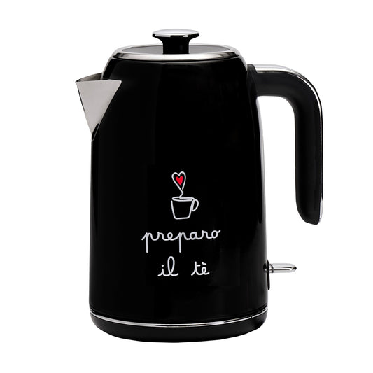 BOLLITORE ELETTRICO NERO PREPARO IL TE'