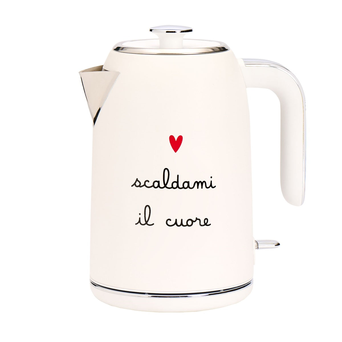 BOLLITORE ELETTRICO BIANCO SCALDAMI IL CUORE