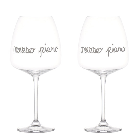 SET 2 CALICI 77CL MEZZO PIENO