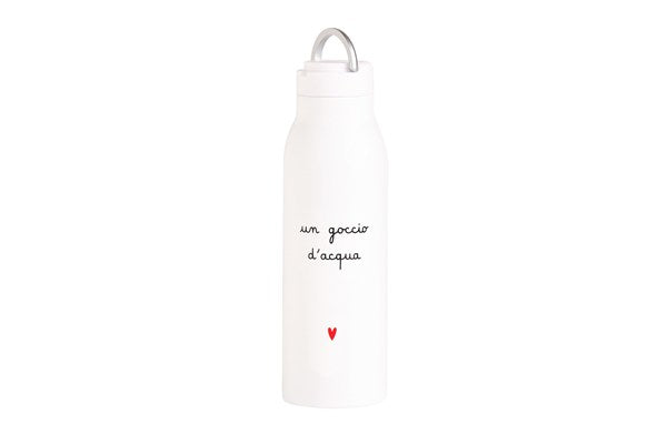 BORRACCIA TERMICA 0.5L UN GOCCIO D'ACQUA CUORE