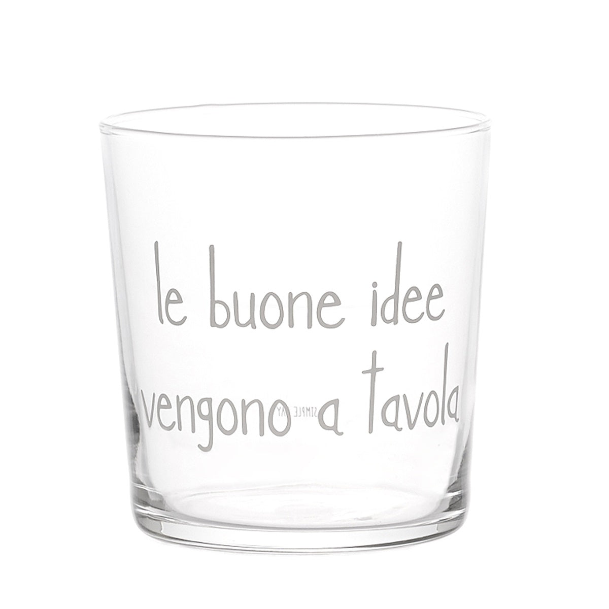 BICCHIERE 35CL LE BUONE IDEE VENGONO A TAVOLA