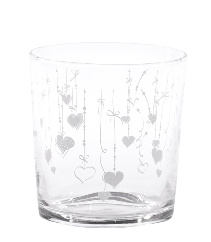 BICCHIERE CASCATA DI CUORI 37cl