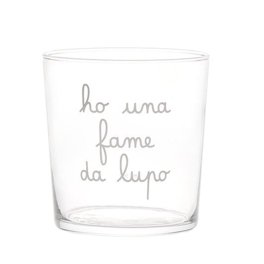 BICCHIERE 35CL HO UNA FAME DA LUPO