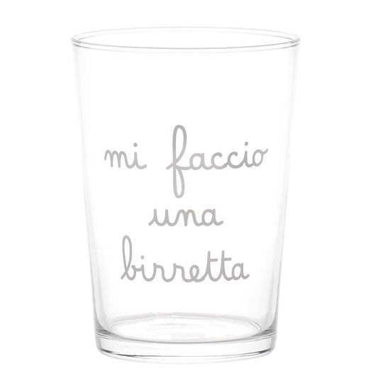 BICCHIERE 50CL MI FACCIO UNA BIRRETTA
