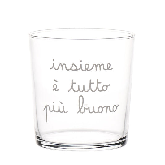 BICCHIERE 35CL INSIEME TUTTO E' PIU' BUONO