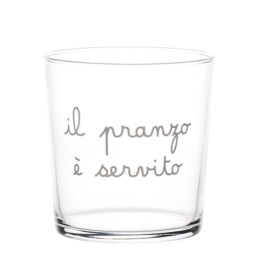 BICCHIERE 35CL IL PRANZO E' SERVITO