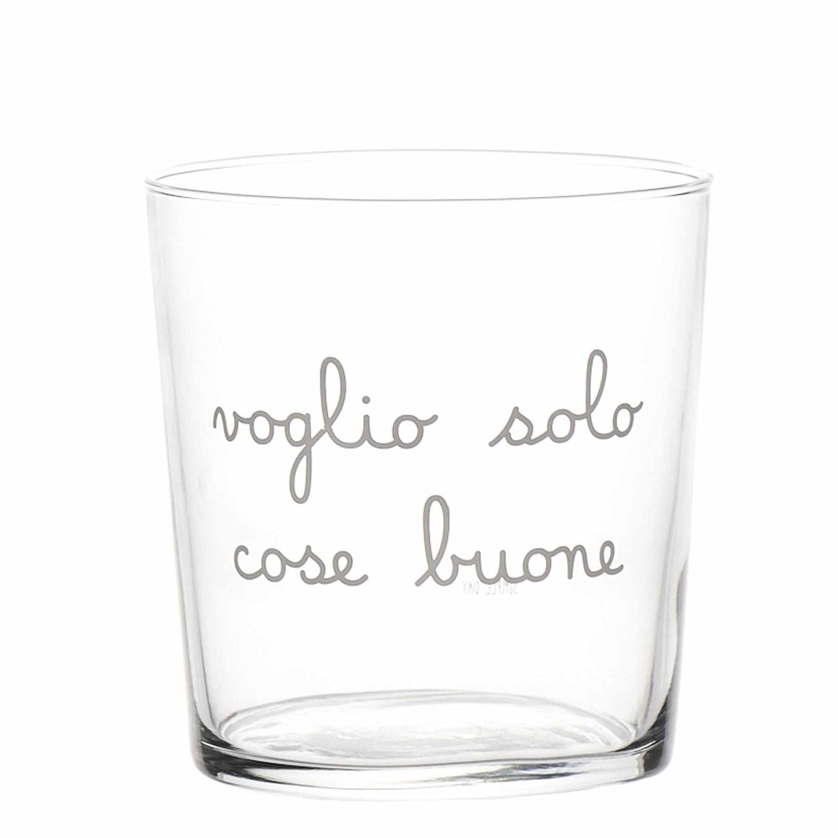 BICCHIERE 35CL VOGLIO SOLO COSE BUONE