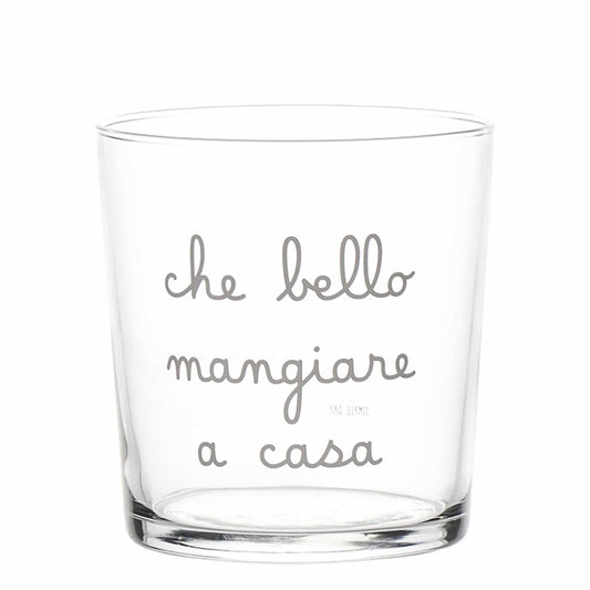 BICCHIERE 35CL CHE BELLO MANGIARE A CASA
