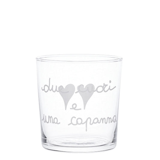 BICCHIERE DUE CUORI 37cl