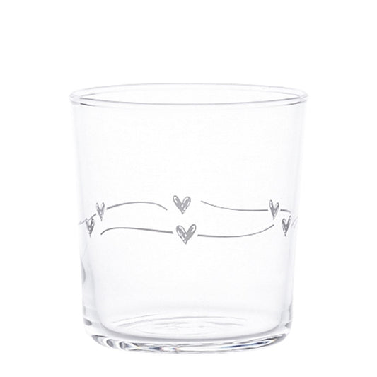 BICCHIERE FESTONE CUORI 35.CL
