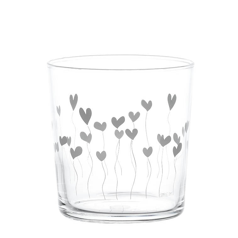 BICCHIERE GIARDINO CUORI 35.5CL