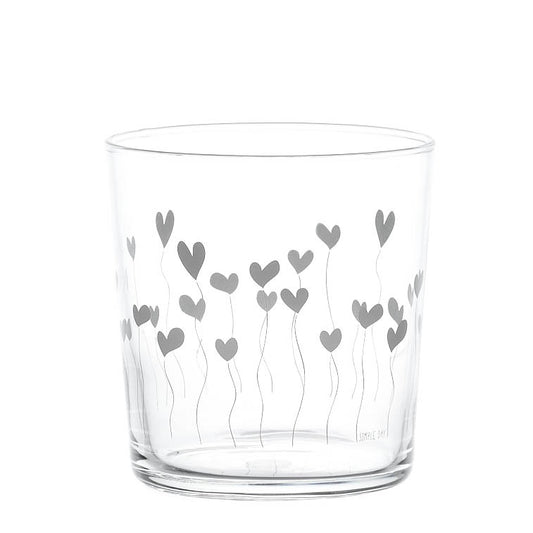 BICCHIERE GIARDINO CUORI 35.5CL