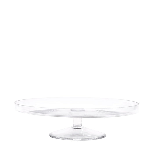 ALZATA BASSA VETRO 26CM TRASPARENTE