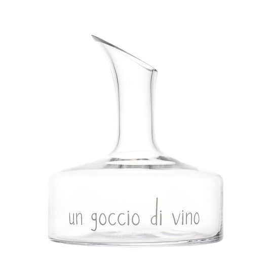 DECANTER D.19CM UN GOCCIO DI VINO