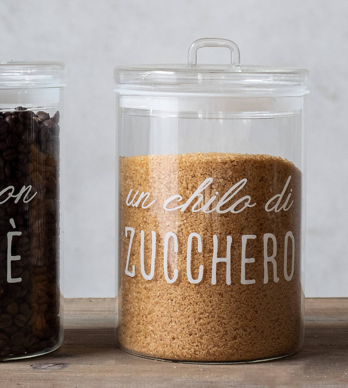 BARATTOLO IN VETRO Ø12CM CHILO DI ZUCCHERO