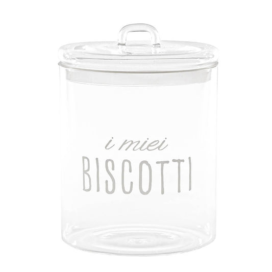 BARATTOLO IN VETRO Ø15CM I MIEI BISCOTTI