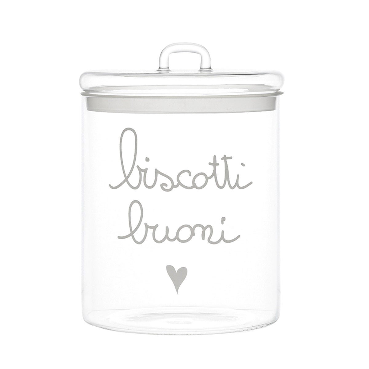BARATTOLO IN VETRO Ø15CM BISCOTTI BUONI
