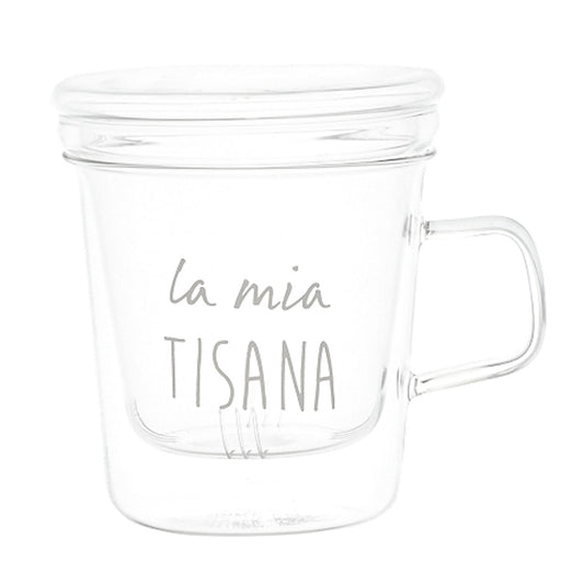 TISANIERA IN VETRO LA MIA TISANA
