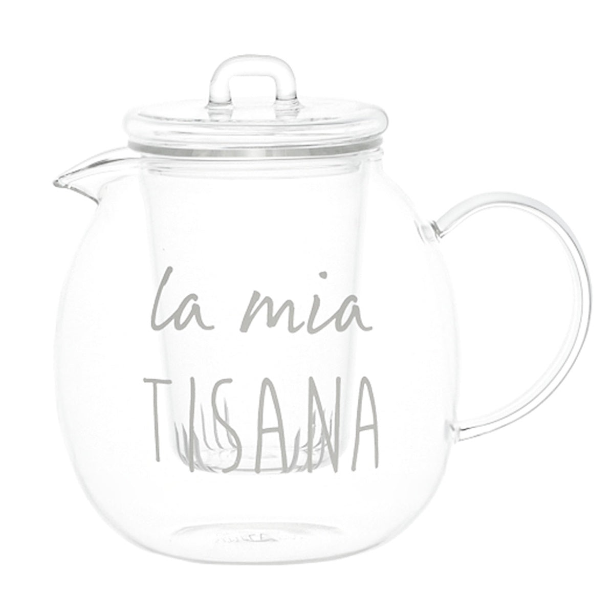 TEIERA IN VETRO 1000ML LA MIA TISANA