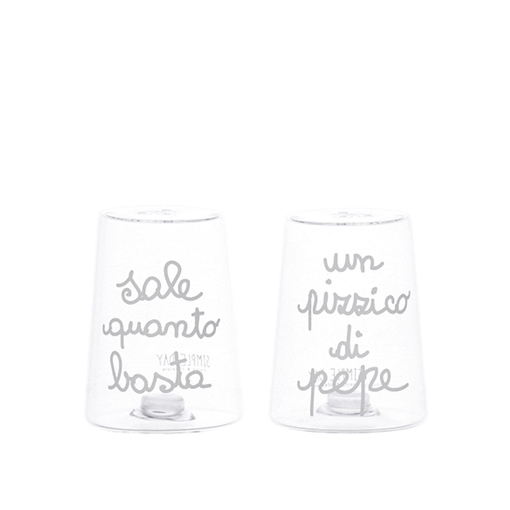 SET SALE PEPE IN VETRO SALE QB - PIZZICO PEPE