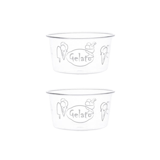 SET 2 COPPETTE IN VETRO GELATO
