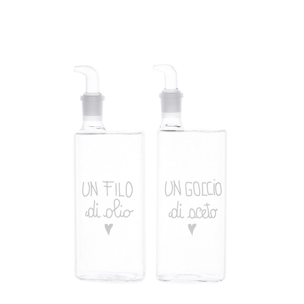 SET 2 BOTTIGLIE 400ML FILO OLIO-GOCCIO ACETO